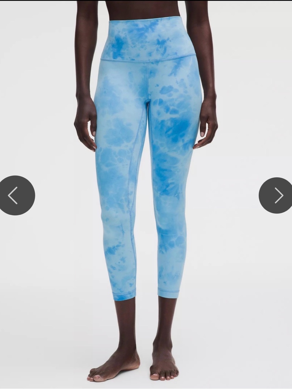 lululemon Align High-Rise Pant 25” Smoothie Wash Blueberry Multi Size 8
